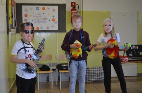 Klaun Walduś w naszej szkole